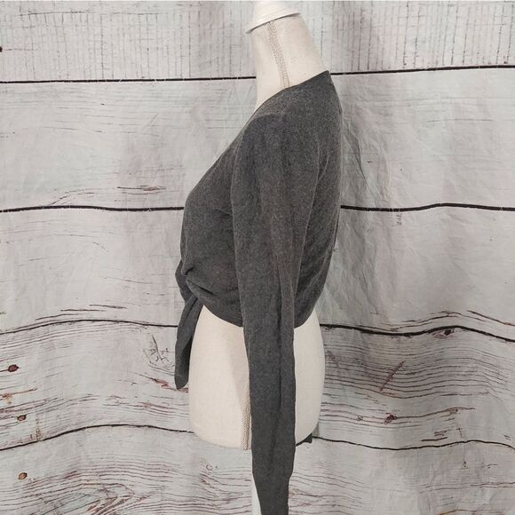 Title Nine Wool Blend Tie Front Cardigan Size Small - Picture 3 of 6
